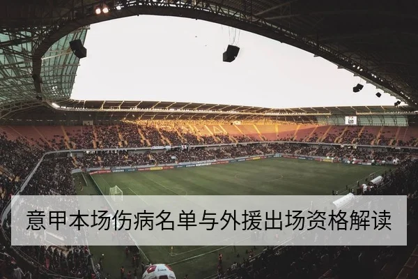 意甲本场伤病名单与外援出场资格解读